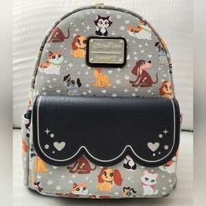 NWT Disney Parks Loungefly- Disney's Pets- Dogs & Cats All Over Print